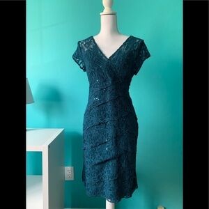 Scarlett nite sequin lace dress 10
